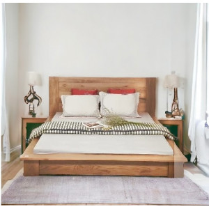 Giường Nhật 03 - Nệm 1m8 x 2m : Giường Ngủ Gỗ Sồi Kiểu Bệt